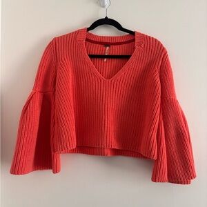 Free People Damsel V-Neck Sweater